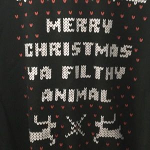 Merry Christmas ya filthy animal sweater